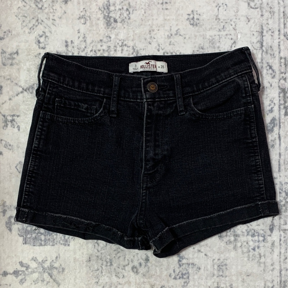 Hollister Black Jean Shorts
